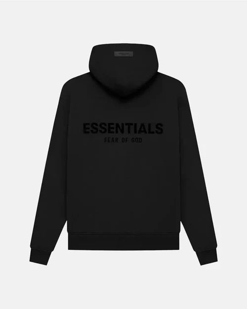 Essentials «Svart» Stretch Limo-hettegenser (SS22)